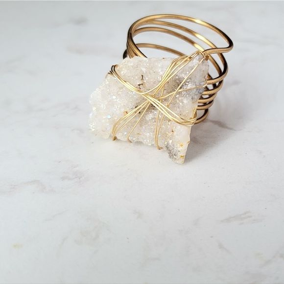 New custom made ring wire wrapped semi precious stones - Picture 4 of 6